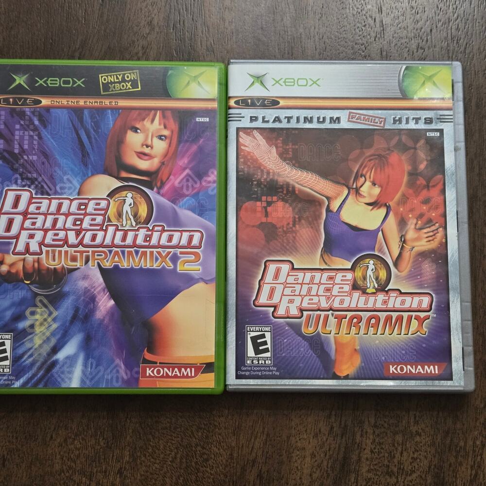 VINTAGE 2000s XBOX DDR BUNDLE CIB